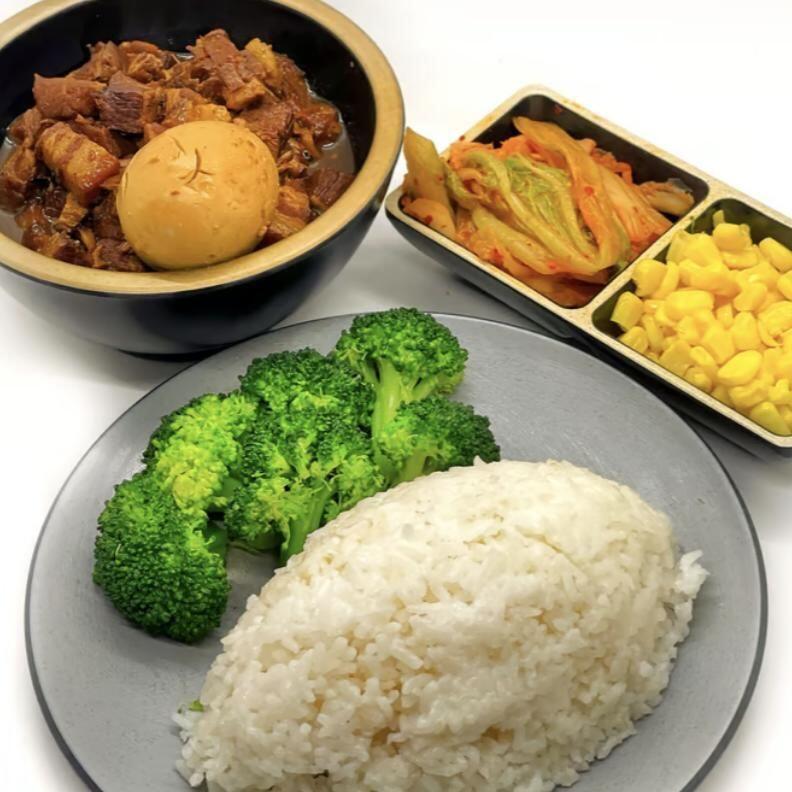 Pork Stew Rice Meal Set