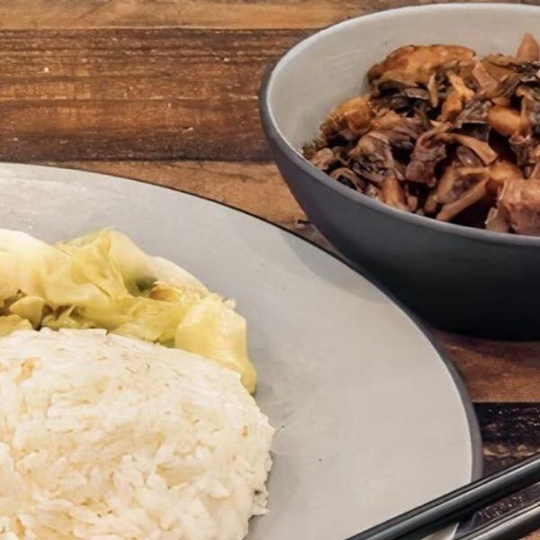 Pork Preserved Dried Vegetable Meal Set