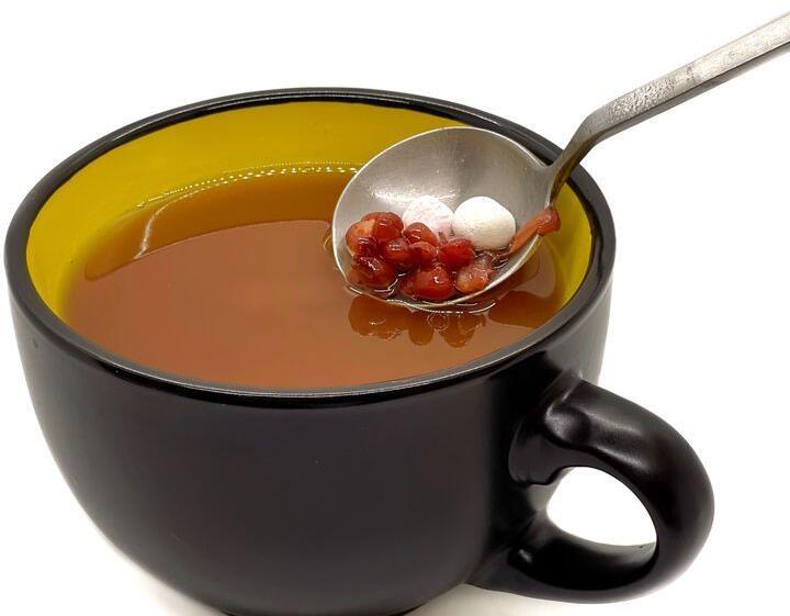 Red Bean Tea Soup W/Rice Balls