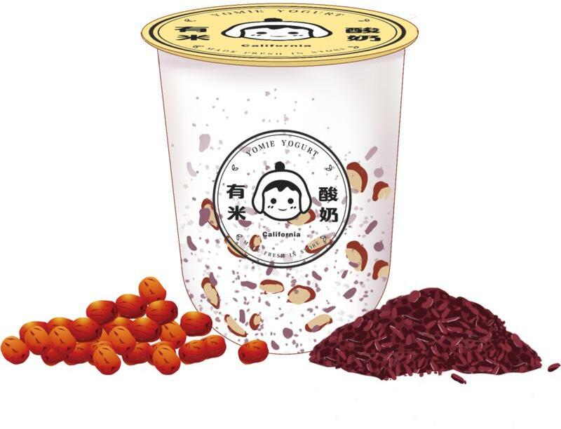 Jujube Purple Rice Yogurt红枣紫米酸奶