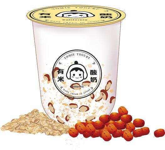 Jujube Oats Yogurt红枣燕麦酸奶