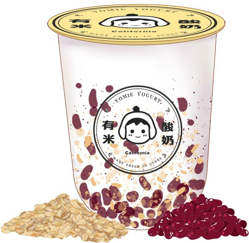 Red Bean Oats Yogurt红豆燕麦酸奶